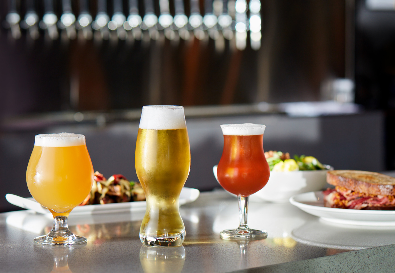 Restaurant Food Photography on Bar with Beer E Commerce Dallas Texas