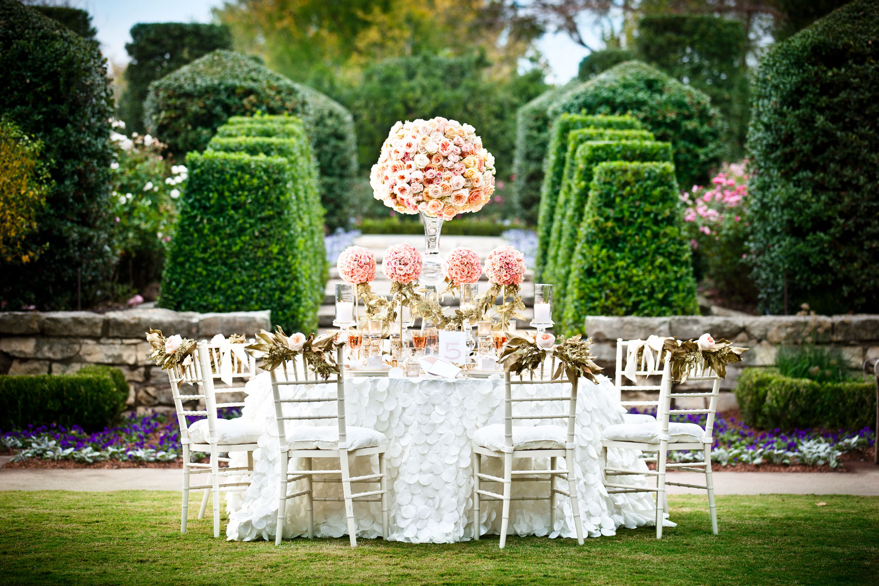 Editorial Table Scape outdoor table setting Photography  Dallas Texas for D Magazine