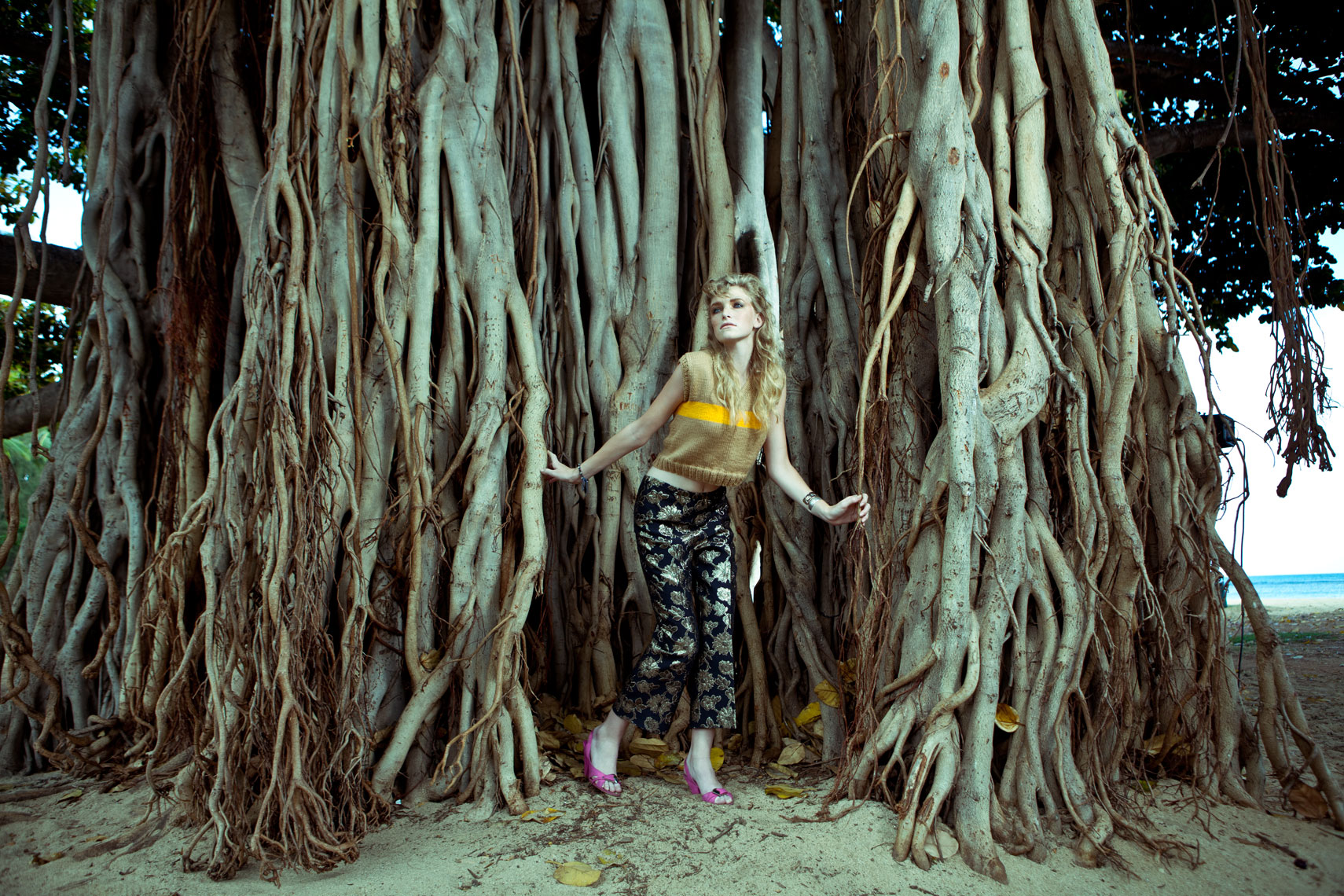 Fashion Editorial Story Photo Shoot in Hawaii for Dallas Texas