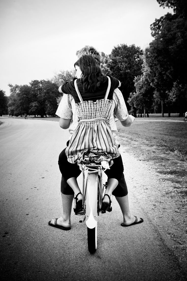 Editorial Fashion Shoot Dallas Texas Bike Ride at the Lake Dallas Texas