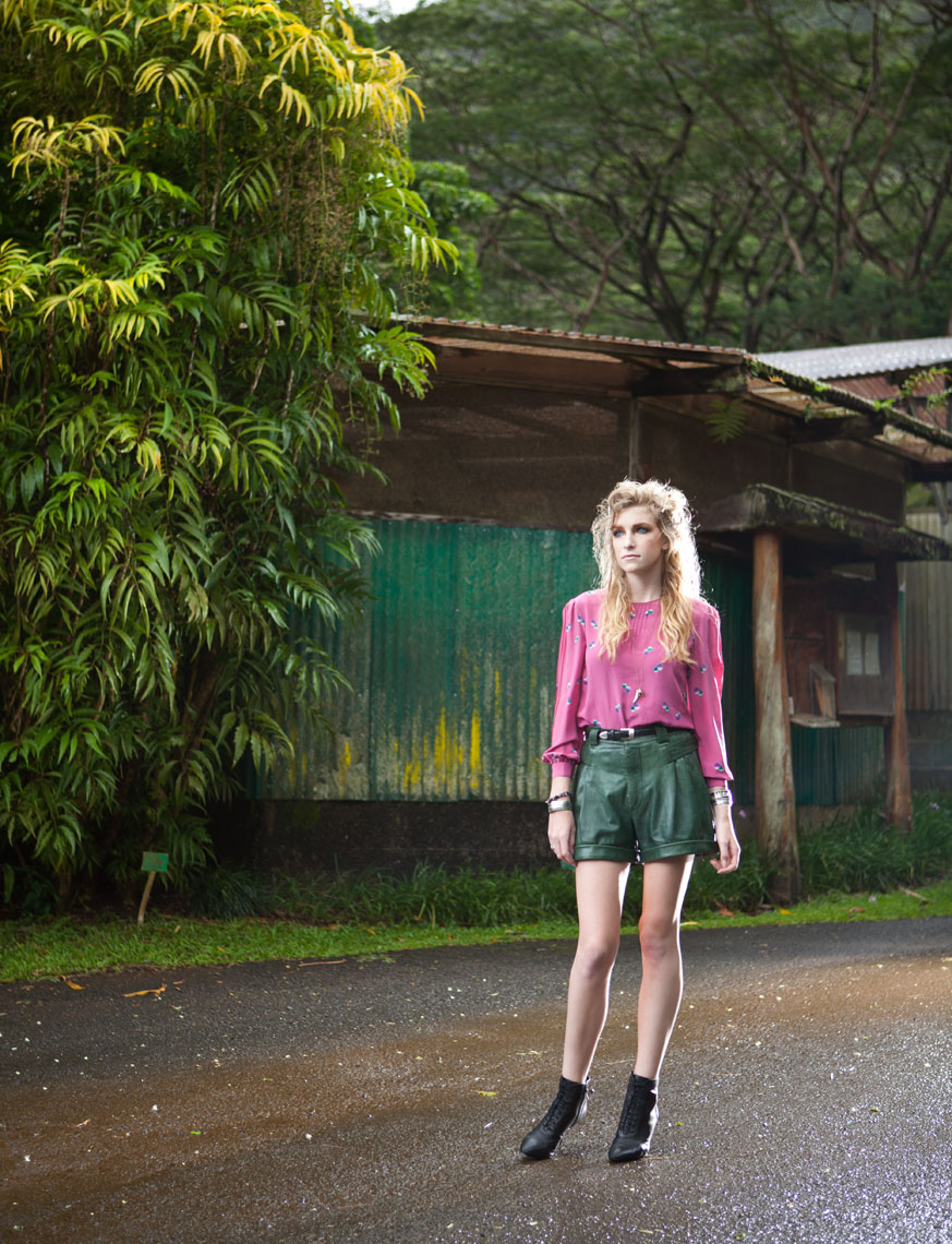 Editorial Story Photo Shoot in Hawaii for Dallas Texas