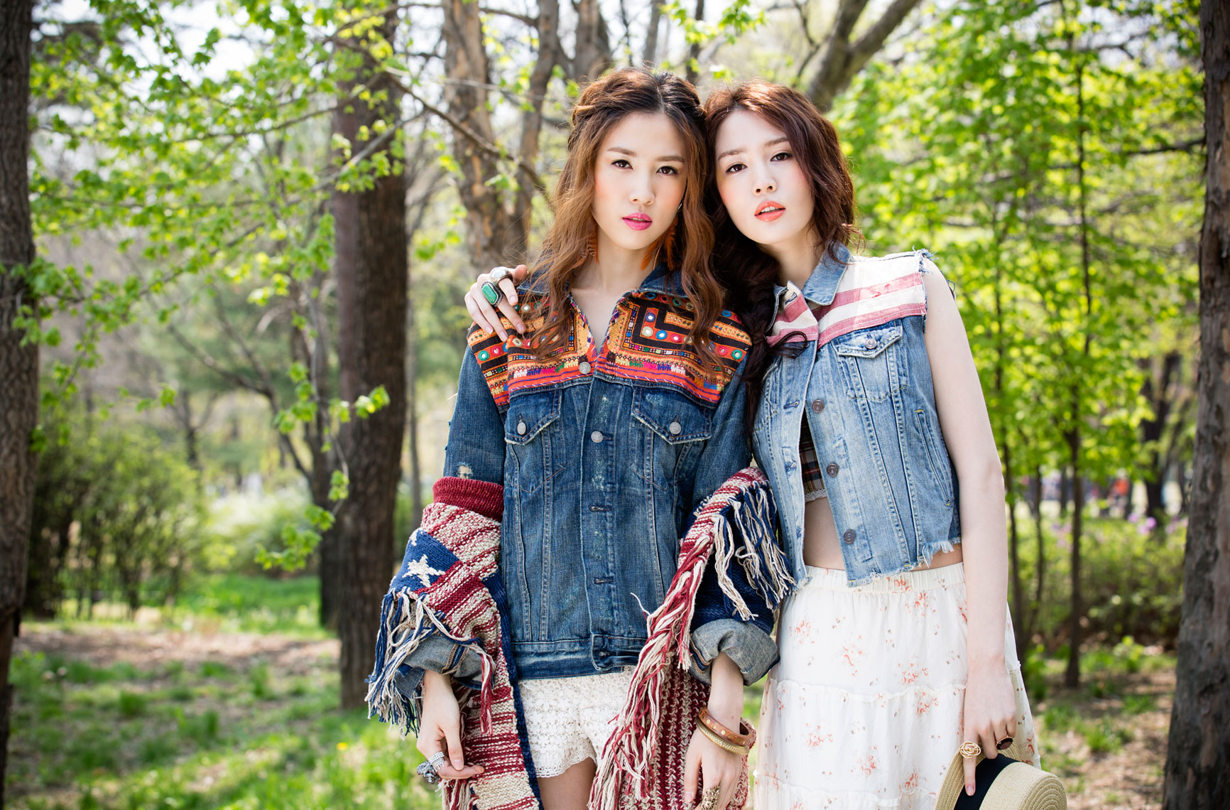 Fashion Editorial Story Photo Shoot with Twin Sisters