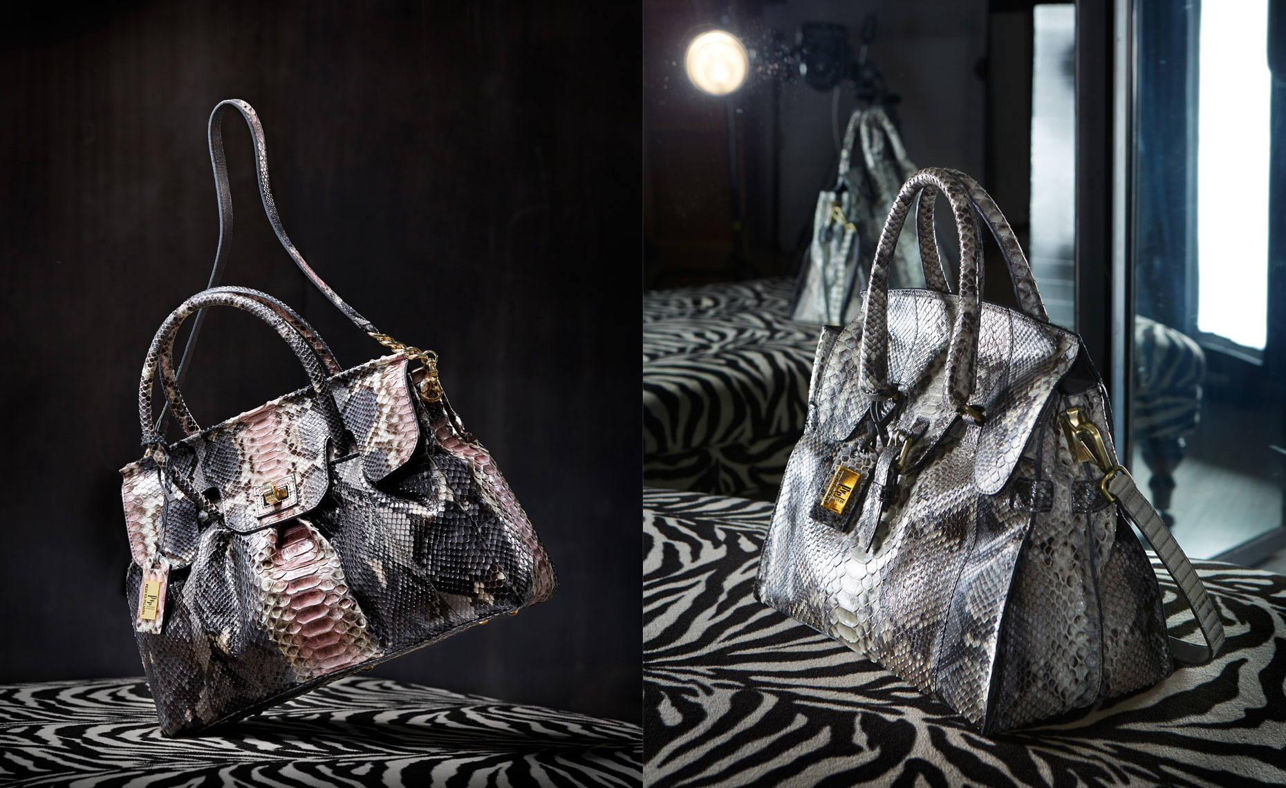 E Commerce Product Photography  Dallas Texas Philipp Plein Alligator Tote Shoulder Handle Bag